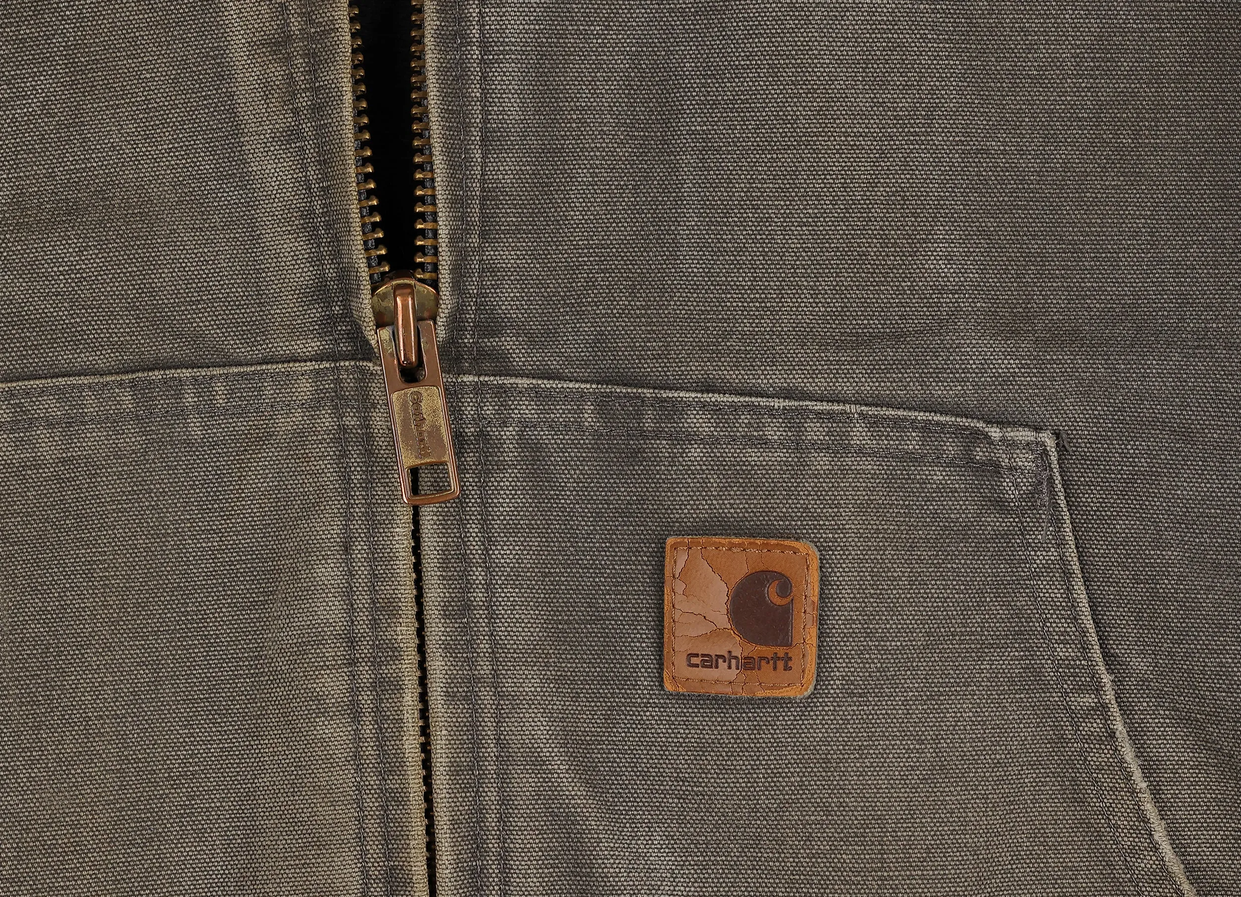 Carhartt Hooded Work Jacket - Green - XL