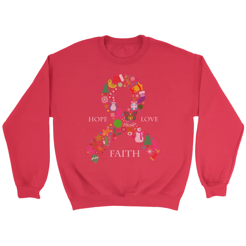 Hope Love & Faith Ugly Christmas Shirts and Sweaters